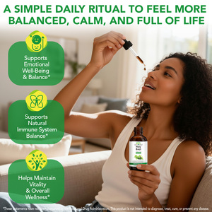 SOLOTREE Integratore Biologico Vegano di Foglie di Basilico Sacro, Estratto Liquido in Gocce per Mantenere la Vitalità e il Supporto Emotivo - Product Image 2