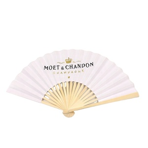Éventails en papier de bambou avec logo personnalisé, nouveau design, cadeaux originaux avec garantie de 90 jours - Product Image 2