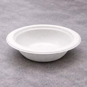 ProTakeOut - Paquete de 500 Tazones Biodegradables de Bagazo de 32 oz (125/4) |   Minimalista Moldeado a Máquina |   Compostable y desechable sin PFAS - Product Image 3