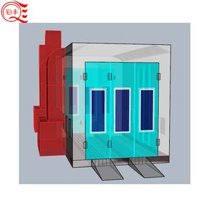 Cabina de Pintura Automotriz Personalizada No Estándar <span class=keywords><strong>con</strong></span> Cabina de Secado para Vehículos - Product Image 5
