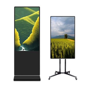43/50/55/65/75/85/98 Inch 4k touch screen led display kiosk for digital signage & menu board 55 inch floor standing monitor - Product Image 1