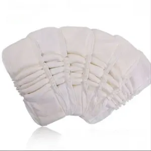 Inserts réutilisables lavables, doublures Boosters pour couches en tissu de poche réels, microfibre charbon de bambou