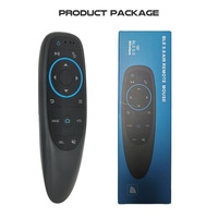 Control remoto por voz Universal G10S Air Mouse con juego de detección de giroscopio 2,4G controlador remoto inteligente inalámbrico para Android TVbox PC