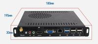 Mini PC industriel Ops Computer H81 B85 avec chipset Intel Haswell Quad Core 4ème génération I3 I5 I7, processeur 4K Ops Mini PC