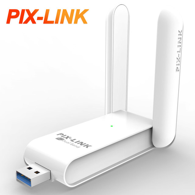 PIX-LINK Custom Logo LV-UAC03D Free Driver 600Mbps 5ghz Antenna Ethernet PC Wi-Fi Lan Dongle Wifi USB Adapter