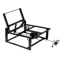 A80 Lit de massage électrique multifonctionnel moderne avec spa pour les pieds, sauna, cadre en fer, panneau USB, matériau métallique, bain de pieds massant