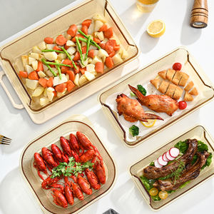 Xing You 고붕규산 유리 베이킹 트레이 온도 저항-20 ~ 400 도 전자 레인지 및 에어 프라이어 호환 가능 - Product Image 6