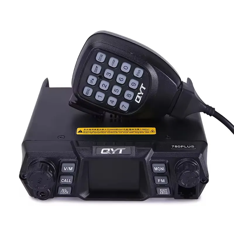 QYT KT-780Plus 100 Watts haute puissance VHF UHF jambon Radio bidirectionnelle mobile