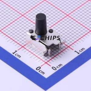 TS-1034-A13B3-D2 Tactile Switch SMD Switch Single Pole Single Throw Round Button 2.5N Horizontal Mount - Product Image 1
