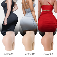 Faux Fessiers 100 % Silicone Remplis, Hanches de 3,5 kg Épaisseur 3 cm, Rehausseurs de Fesses et Hanches en Silicone pour Femmes