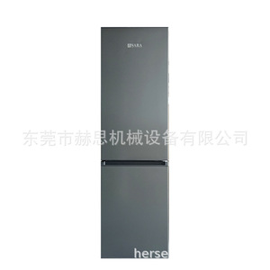 NARACorp Refrigerator 230L Bottom <b>Freezer</b> Manual Defrost Electric 2 Doors <b>Silver</b> Gray Black Export - Product Image 2