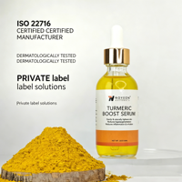 Sérum Visage au Curcuma pour Éclaircir les Peaux Foncées - Vente en Gros à Faible MOQ avec Emballage Personnalisé pour Soins de la Peau