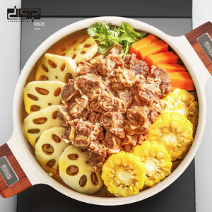 DSP Dansong Cookware <b>Set</b> 4 Pieces Non Stick Soup <b>Pot</b> Maifan Stone Pan Combination <b>Set</b> For Business Gift - Product Image 1