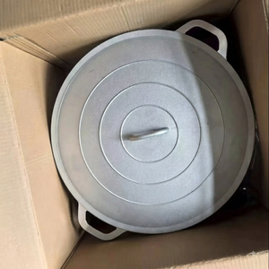 Marmite de cuisson professionnelle en aluminium moulé sous pression de haute qualité avec couvercle, vente en gros d'usine, modèle classique très demandé pour cuisines commerciales - Product Image 1