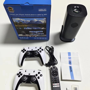 P30 Ultra 1080P Video oyunu projektör 10000 + retro oyunlar destek 720p çözme WiFi6 ev açık akıllı Android projektör - Product Image 1