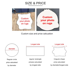 Custom Personalized Irregular Machine Made Tufted Rug Cute Cherry Design Microfiber Floor <strong>Mat</strong> for Gift - Product Image 4