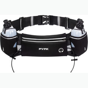 Free Sample Running Belt with <b>Water</b> Bottles, Hydration Belt for Men and Women, <b>Water</b> Bottle Holder Running <b>Pouch</b> Belt - Product Image 1