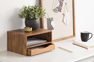 Gran oferta, estante de cabecera hecho a mano flotante de madera moderna, recién llegado, estante de soporte flotante montado en la pared de mediados de siglo - Product Image 4