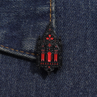 Nouvelle église magique dur émail broche gothique mystérieuse maison lanterne métal Badge broche sac à dos vêtements bijoux épinglette cadeau