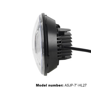 Faro LED de 7 Pulgadas Estilo Porsche con Garantía de 3 Años, 12V 60W, Luz Alta/Baja, Redondo, con Certificación DOT para <span class=keywords><strong>Jeep</strong></span> Wrangler - Product Image 3