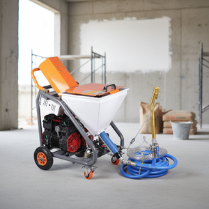 NOUVELLE machine à pulvériser électrique multifonctionnelle sans balais pour enduit polyuréthane, revêtement imperméable, peinture effet pierre, coulis <span class=keywords><strong>de</strong></span> ciment et <span class=keywords><strong>mortier</strong></span> - Product Image 2