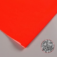 Kain Pakaian Kerja Fluoresen Berlapis Membran E-PTFE 2-Lapisan Tahan Air, Bernapas, dan Tahan Angin Oxford Merah/Kuning/Oranye