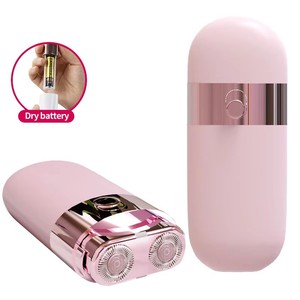 Mini rasoir électrique étanche, rasoir pour enlever les poils, tondeuse USB, rasoir rotatif étanche, tondeuse à barbe et à cheveux - Product Image 2