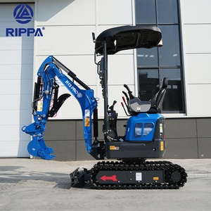Miniescavatore idraulico RIPPA GROUP R13, peso operativo 1300 kg, benna liscia per movimentazione terra, omologato EPA, per giardinaggio, 1 anno di garanzia - Product Image 2
