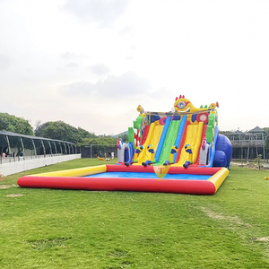 Parc aquatique géant TRUST sur le thème de la terre, toboggans amusants <span class=keywords><strong>en</strong></span> plein air, grande piscine gonflable mobile <span class=keywords><strong>en</strong></span> PVC durable - Product Image 4