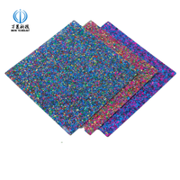 La Chine a fait 3mm 4mm 5mm 6mm 8mm 9mm A4 A5 taille feuille de plexiglas de paillettes de fonte