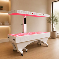 Qualité commerciale 360 °   Lit de luminothérapie rotatif RLpro2000L-bed 9Spectrum à lumière rouge pour une thérapie corporelle complète