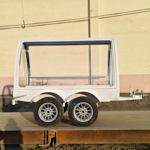 Coche Fúnebre Blanco, Vehículo Fúnebre, Carroza Fúnebre Eléctrica/De Caballos con 6 Ruedas y Bandeja Giratoria - Product Image 1