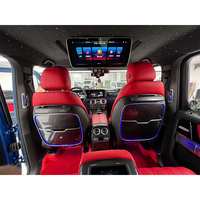 TV montada en el coche, TV de entretenimiento montada en el techo, TV de control de voz con pantalla táctil para Benzz G-Class w464 reacondicionamiento de TV de alta definición
