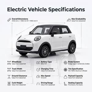 Vehículo Eléctrico de 5 Puertas y 5 Asientos, Ecológico, de Alta Calidad, Silencioso, con Acabados Finos, Anticolisión y Seguro, para Transporte <span class=keywords><strong>en</strong></span> Parques - Product Image 2