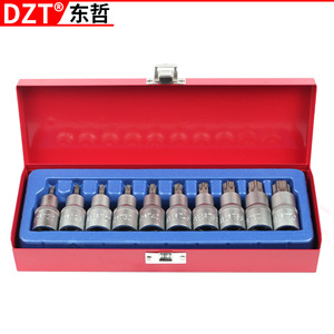 Dzt T-Handle <b>Socket</b> Set 1/2 In Chrome Vanadium Steel 10-Piece Mechanic Tool Kit - Product Image 1