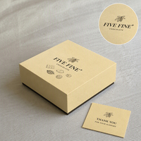 Boîte à chocolat rigide avec estampage à chaud, boîte cadeau gaufrée, boîte à chocolat avec laminage mat, boîte à chocolat de luxe en carton blanc