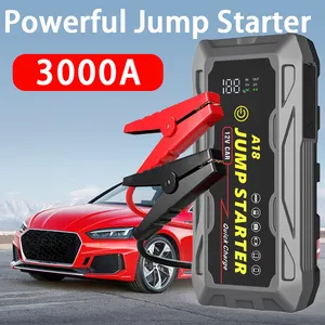 Factory Wholesale 37000mWh High Power Portable Car Jump Starter 12V Auto Booster 2000A Peak Current Jump Starter Power Bank
