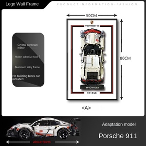 Phòng khách thể thao đua xe Khung ảnh trang trí tường khối xây dựng 40 mảnh ABS nhựa 1:8 quy mô tự làm đồ chơi phòng ngủ unisex 14 - Product Image 6