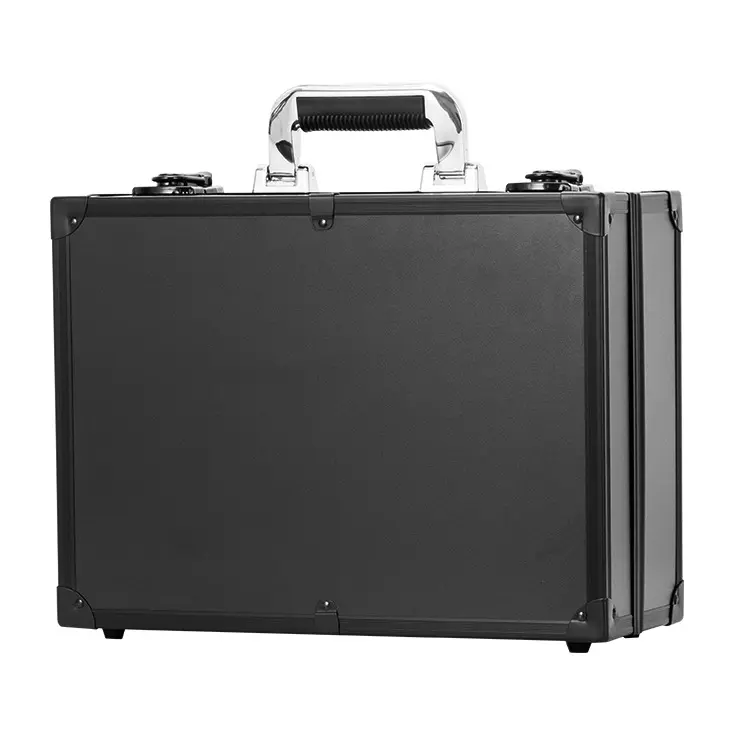 Lighting Aluminum Makeup Case Professional Cosmetics Beauty Case with Lock and Mirror