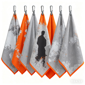 بيع بالجملة B2 خفيفة الوزن محمولة مايكروفايبر مطبوعة مخصصة للجولف واليوغا/تصميم منقوش حسب الطلب - Product Image 4