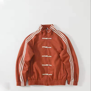 Nuova Giacca Sportiva da <span class=keywords><strong>Uomo</strong></span> Primavera-Autunno 2025, Stile Cinese Tangzhuang con Colletto Alto, Vestibilità Ampia e Tasche - Product Image 2