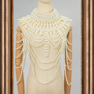 <span class=keywords><strong>Collier</strong></span> chaîne <span class=keywords><strong>de</strong></span> <span class=keywords><strong>ventre</strong></span> multicouche en alliage pour femme, plaqué or tendance, avec perles creuses sexy, idéal pour les fêtes, spectacles et comme cadeau - Product Image 2