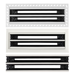 Hvac PVC Nhựa Vô Hình Tuyến Tính Khe Cắm Khuếch Tán Có Thể Điều Chỉnh Lưỡi Không Khí Đăng Ký Dễ Dàng Cài Đặt Tuyến Tính Khuếch Tán Không Khí - Product Image 1