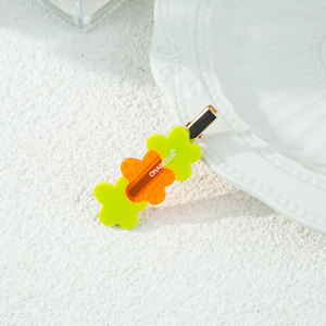 Chasesun Floral Acetate Hair <b>Clip</b> Colorful Sweet Style Daily Use - Product Image 3