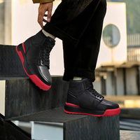 Vente en gros usine Baskets rehaussantes professionnelles pour hommes en cuir de vachette, style sport décontracté, légères, augmentant la taille de 10 cm