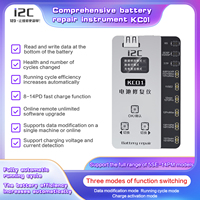 Programmateur de réparation de batterie I2C KC01 pour iPhone 8-14 Pro Max – Outil d'édition et de modification des données d'erreur et du temps d'avertissement de la batterie