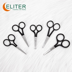 Tijeras de mango de revestimiento suave al tacto de goma negra al por mayor éxito de ventas Eliter tijeras de uñas de buena calidad Tijeras para uñas - Product Image 6