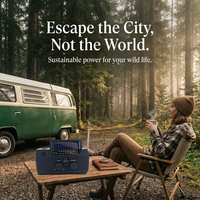 Batterie externe haute capacité 5000 mAh, charge multi-ports, lampe torche LED, alarme SOS, prise casque, radio d'urgence portable pour extérieur