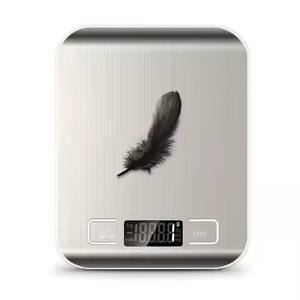 5kg 10kg 주방 계량 저울 스테인레스 스틸 스케일 LCD 디스플레이 요리 용 스마트 디지털 전자 식품 저울 - Product Image 4