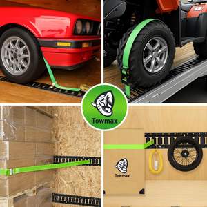 Lot de 20 rails <span class=keywords><strong>E</strong></span> <span class=keywords><strong>Track</strong></span> Kit 4x8 'Heavy Duty <span class=keywords><strong>E</strong></span> <span class=keywords><strong>Track</strong></span> Rails avec joints toriques et attaches de corde pour la fixation de la cargaison, du vélo et de la remorque - Product Image 6